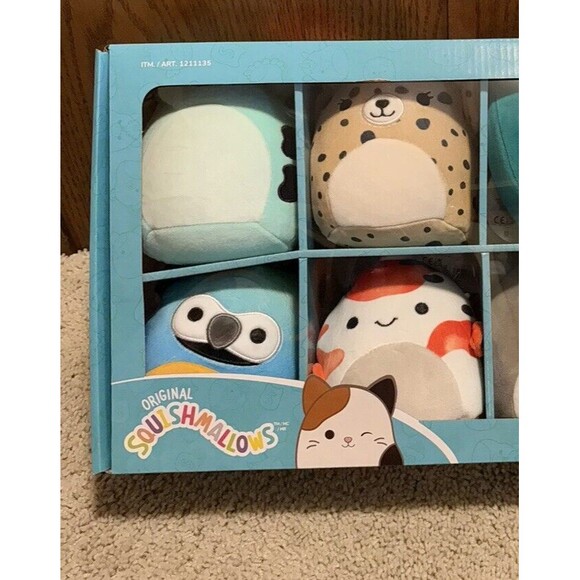 Squishmallows 5" Mini Plush 8-Pack Assorted Exotic Animals Characters Soft Toys - Picture 6 of 9